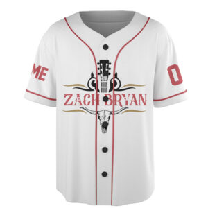 Zach Bryan Concert Baseball Jersey