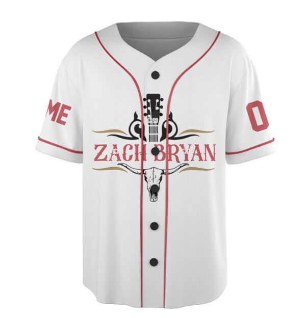Zach Bryan Concert Baseball Jersey