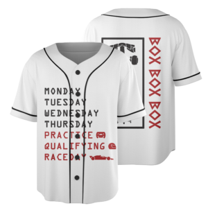 Grand Prix Weekend Jersey - White Racing Fan Apparel