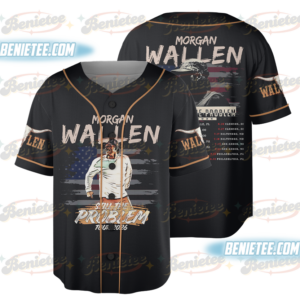 Morgan Wallen Still Problem Tour 2026 Baseball Jersey