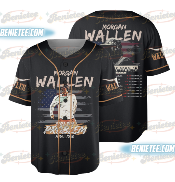 Morgan Wallen Still Problem Tour 2026 Baseball Jersey