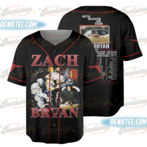 Zach Bryan With Heaven On Tour 2026 Baseball Jersey, Zach Bryan Country Music Shirt