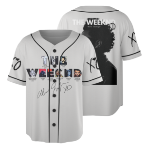 The Weeknd Music Tour 2026 Baseball Jersey, XO Era Graphic Baseball Jersey