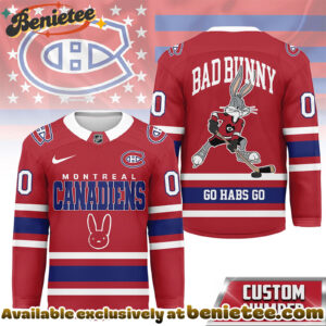Montreal Canadiens Premium NHL Bad Bunny Hockey Jersey NY