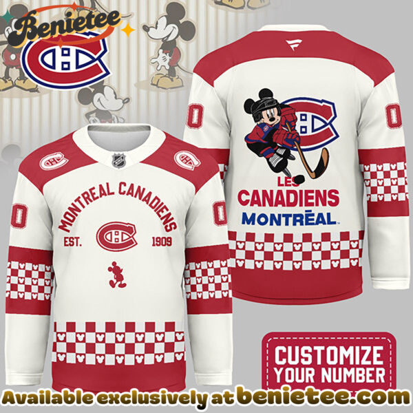Montreal Canadiens Premium NHL Disney Game Day Hockey Jersey