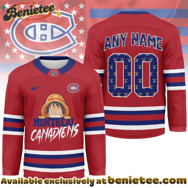 Montreal Canadiens Premium NHL One Piece Hockey Jersey NY
