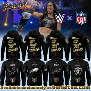 NFL x AJ LEE HAS RETURNED WWE Hoodie, Tshirt, Sweatshirt - Ver 2