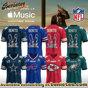 NFL x Bad Bunny 2026 Super Bowl LX Halftime Show Custom Name And Number Jersey