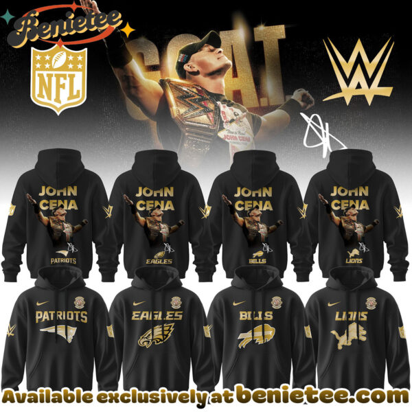 NFL x John Cena WWE Limited Edition Signature - Hoodie, Tshirt, Sweatshirt