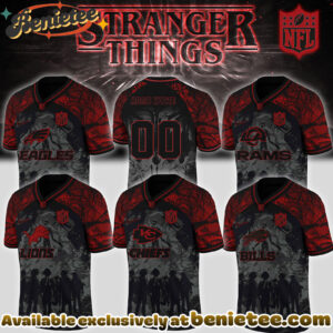 NFL x Stranger Things Jersey - All Teams Edition Custom NameAndNumber