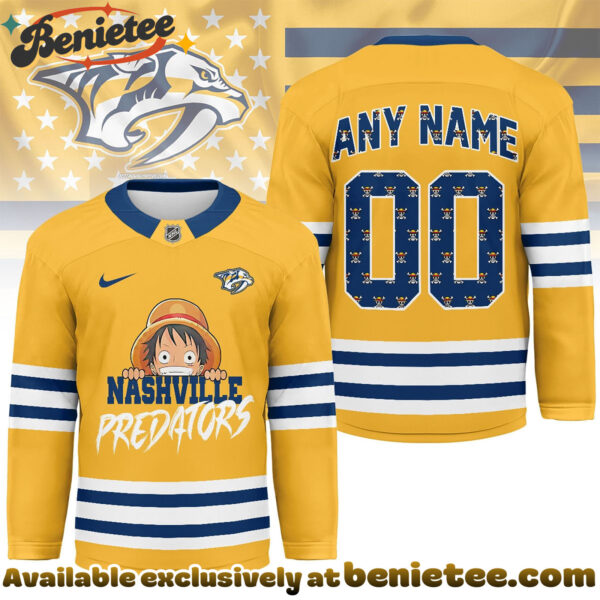 Nashville Predators Premium NHL One Piece Hockey Jersey NY