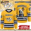 Nashville Predators Premium NHL Scooby Doo Personalized Hockey Jersey