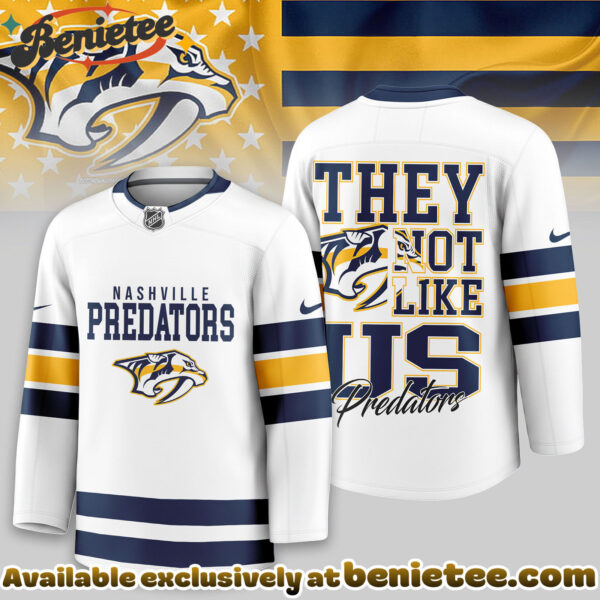 Nashville Predators Premium NHL They Not Like Us Hockey Jersey