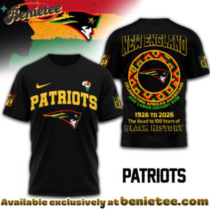New England Patriots Premium NFL Black History Month 3D Tshirt, Sweatshirt, Hoodie
