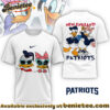 New England Patriots Premium NFL Donald And Daisy 3D Tshirt, Sweatshirt, Hoodie