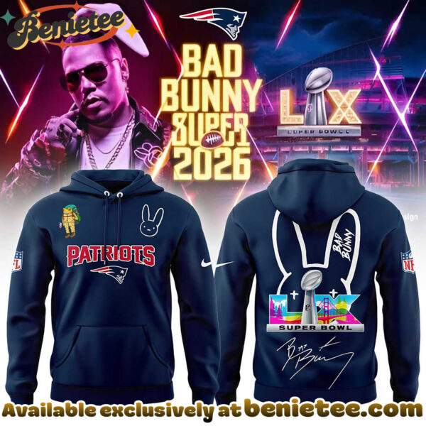 New England Patriots x Bad Bunny Super Bowl 2026 Combo Hoodie, Sweatshirt, Tshirt