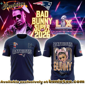New England Patriots x Bad Bunny Super Bowl 2026 Tshirt, Sweatshirt, Hoodie V2