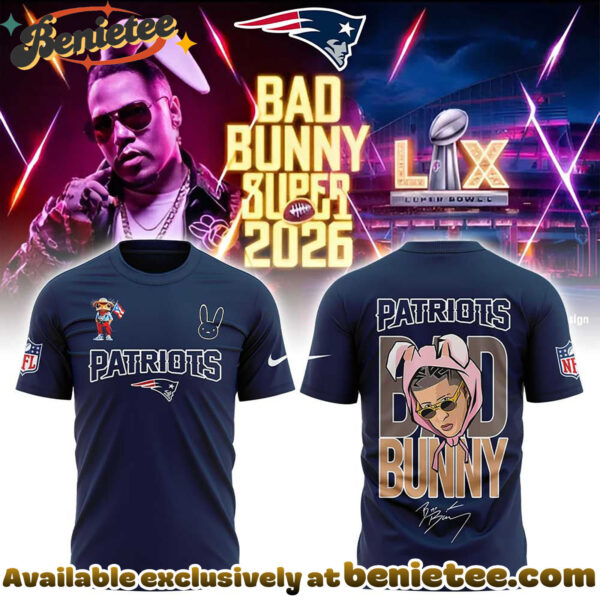 New England Patriots x Bad Bunny Super Bowl 2026 Tshirt, Sweatshirt, Hoodie V2