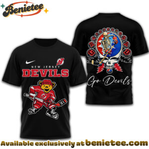 New Jersey Devils Premium NHL Deadhead 3D Shirt