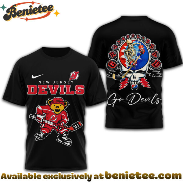 New Jersey Devils Premium NHL Deadhead 3D Shirt