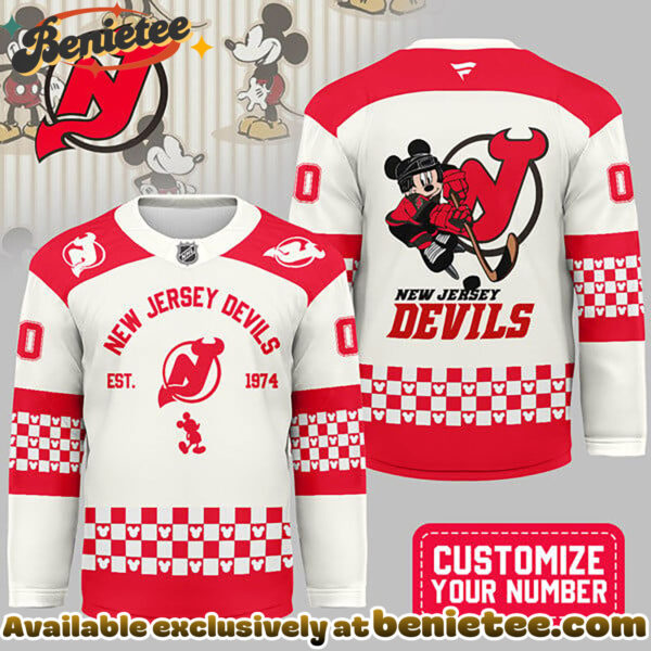 New Jersey Devils Premium NHL Disney Game Day Hockey Jersey