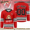 New Jersey Devils Premium NHL One Piece Hockey Jersey NY