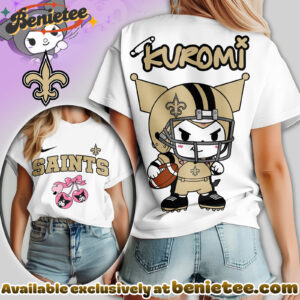 New Orleans Saints Premium NFL Kuromi Women Shirt