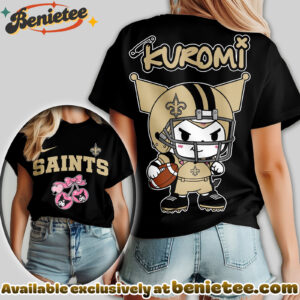 New Orleans Saints Premium NFL Kuromi Women Shirt