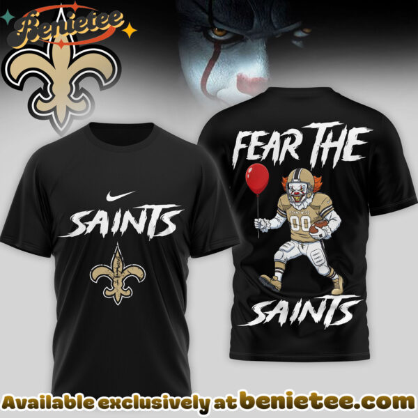 New Orleans Saints Premium NFL Pennywise 3D Shirt