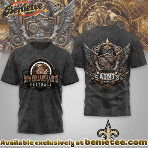 New Orleans Saints Premium NFL Steampunk T-shirt