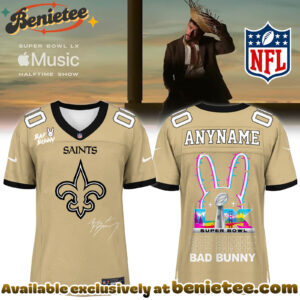 New Orleans Saints x Bad Bunny Super Bowl Football Jersey Limited Edition