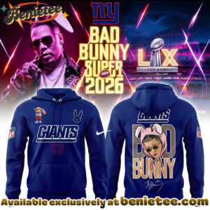 New York Giants x Bad Bunny Super Bowl 2026 Combo Hoodie, Sweatshirt, Tshirt V2