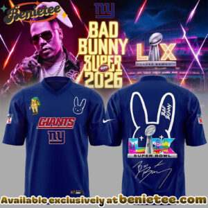 New York Giants x Bad Bunny Super Bowl 2026 Football Jersey