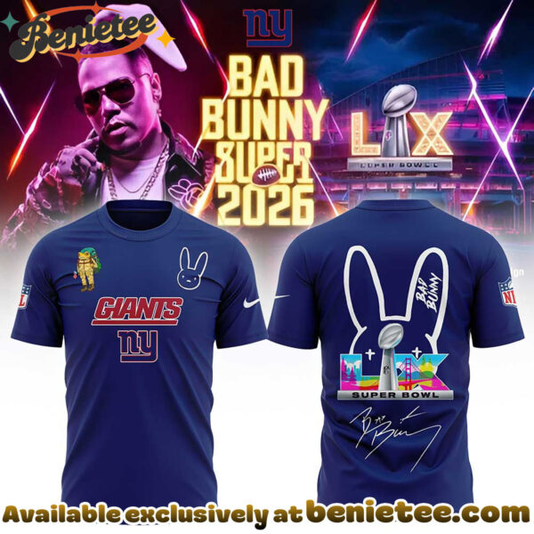 New York Giants x Bad Bunny Super Bowl 2026 Tshirt, Sweatshirt, Hoodie