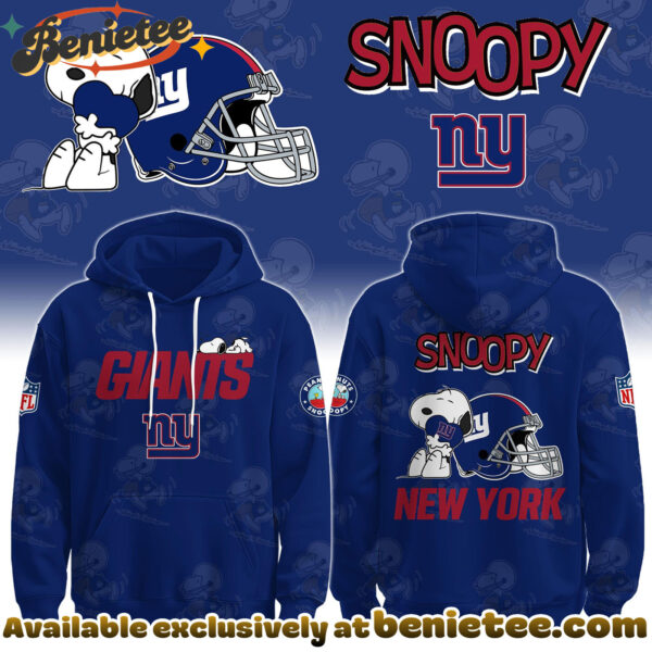 New York Giants x Snoopy Hoodie, Sweatshirt, T-shirt Limited Edition - Selling Out Fast
