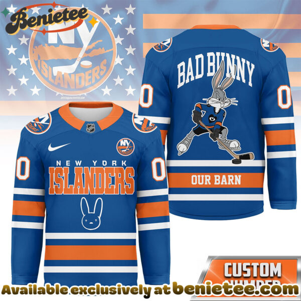 New York Islanders Premium NHL Bad Bunny Hockey Jersey NY