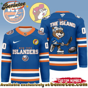 New York Islanders Premium NHL Bucees Personalized Hockey Jersey