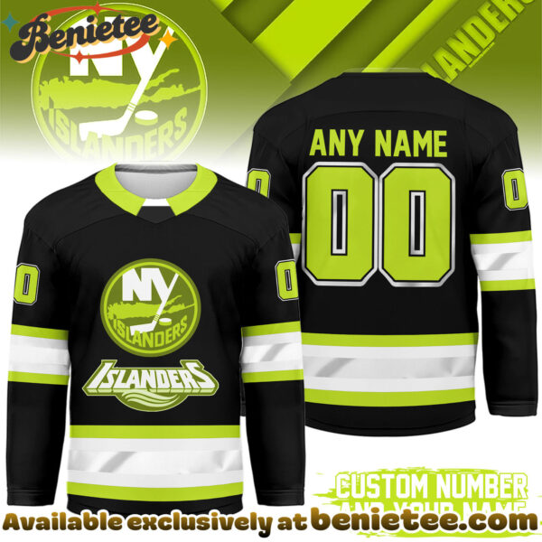 New York Islanders Premium NHL Hi-Vis Hockey Spirit Custom Name and Number Jersey