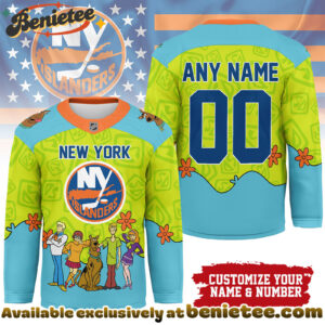 New York Islanders Premium NHL Scooby Doo Hockey Jersey