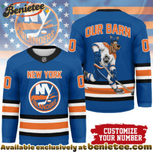 New York Islanders Premium NHL Scooby Doo Personalized Hockey Jersey