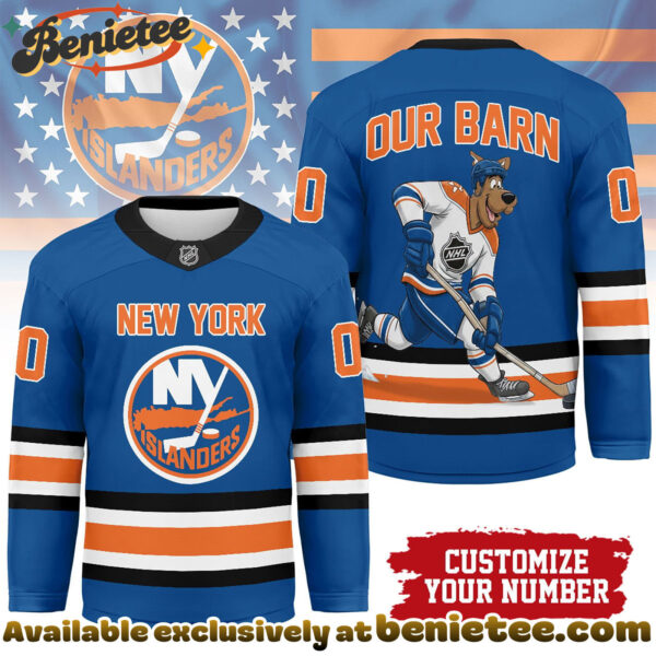 New York Islanders Premium NHL Scooby Doo Personalized Hockey Jersey