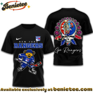 New York Rangers Premium NHL Deadhead 3D Shirt