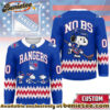 New York Rangers Premium NHL Snoopy Personalized Hockey Jersey