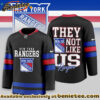 New York Rangers Premium NHL They Not Like Us Hockey Jersey - Ver 2