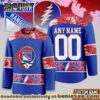 New York Rangers Premium NHL Tie-Dye Skull Hockey Jersey