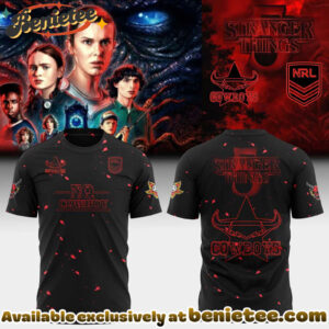 North Queensland Cowboys Stranger Things 5 NRL - All Team NRL Shirt, Hoodie, Sweatshirt