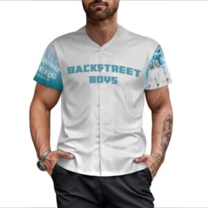 Backstreet Boys Las Vegas Sphere Jersey – Into the Millennium 25th Anniversary | Concert Jersey | Fan Merch-Inspired Button-Up