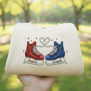 Embroidered Heated Movie Rivalry Sweatshirt, Hockey Romance LGBT Hockey Fan Gift Heated Movie Rivalry Shirt, Gift For Christmas, Movie Gifts