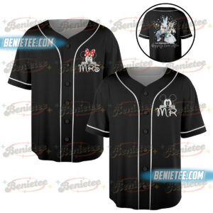 Disney Mickey and Minnie Baseball Jersey, Disney Jersey Fan Gift