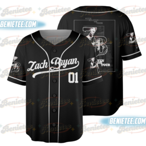 Custom Zach Bryan With Heaven On Tour 2026 Baseball Jersey
